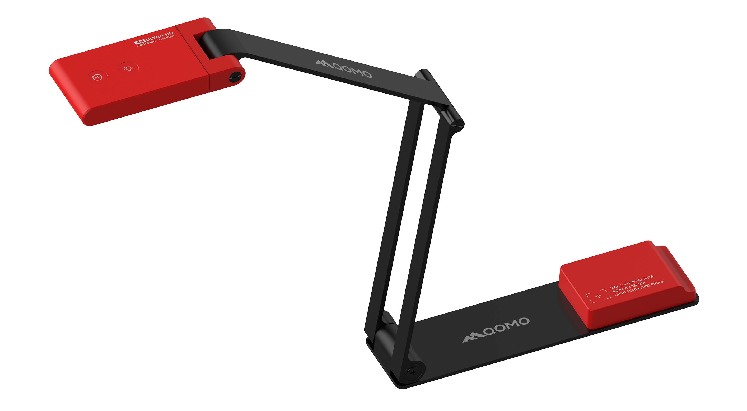 QOMO ScannerCam5 Document Camera 4K Foldable USB-C/A with Microphone QPC5
