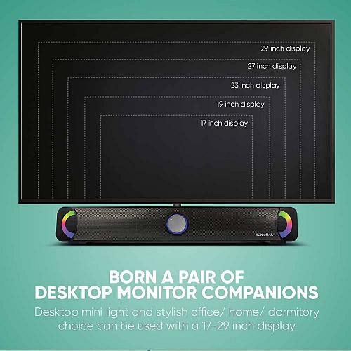 SonicGear SONICBAR BT300 Pro Portable BT/FM RGB Soundbar