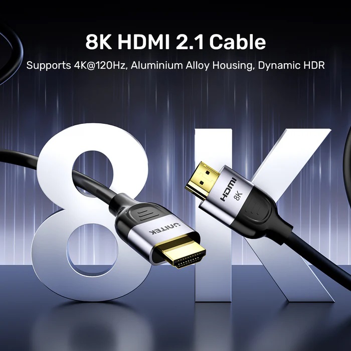Unitek HDMI 2.1 Cable 8K60Hz CCS Economy 1.5m C11086GY-1.5M