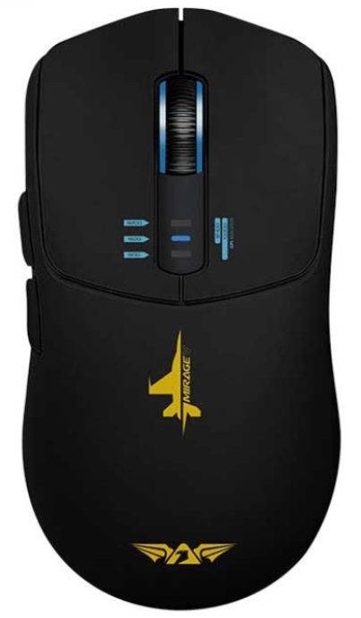 Armaggeddon Gaming Mouse Wired+2.4G+BT Recharge 5B MIRAGE-V Black