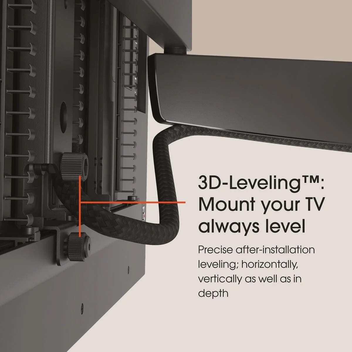Vogels SIGNATURE TVM7655 OLED TV Wall Mount 60x40 Turn 4 arms 35kg 72cm