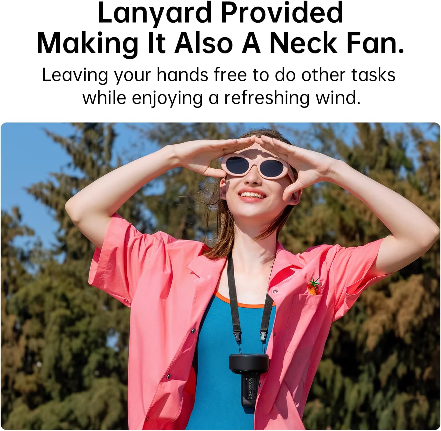 Jisulife Portable Personal Fan Life7 3600mAh Black