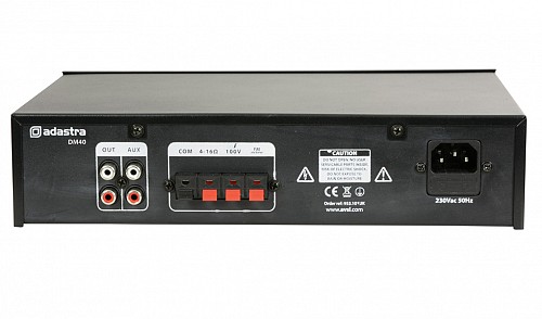 Adastra DM40 Mixer-Amp 40W USB/FM/BT 953.109UK