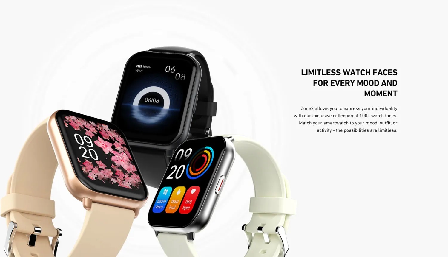 HiFuture Fashion SmartWatch ZONE2 Pink/Gold