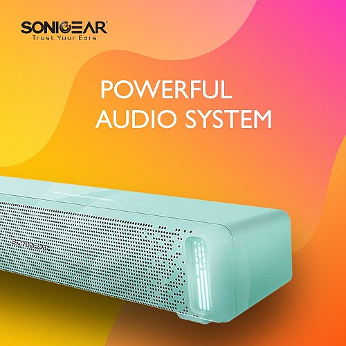 SonicGear SONICBAR U200 USB RGB Soundbar Black