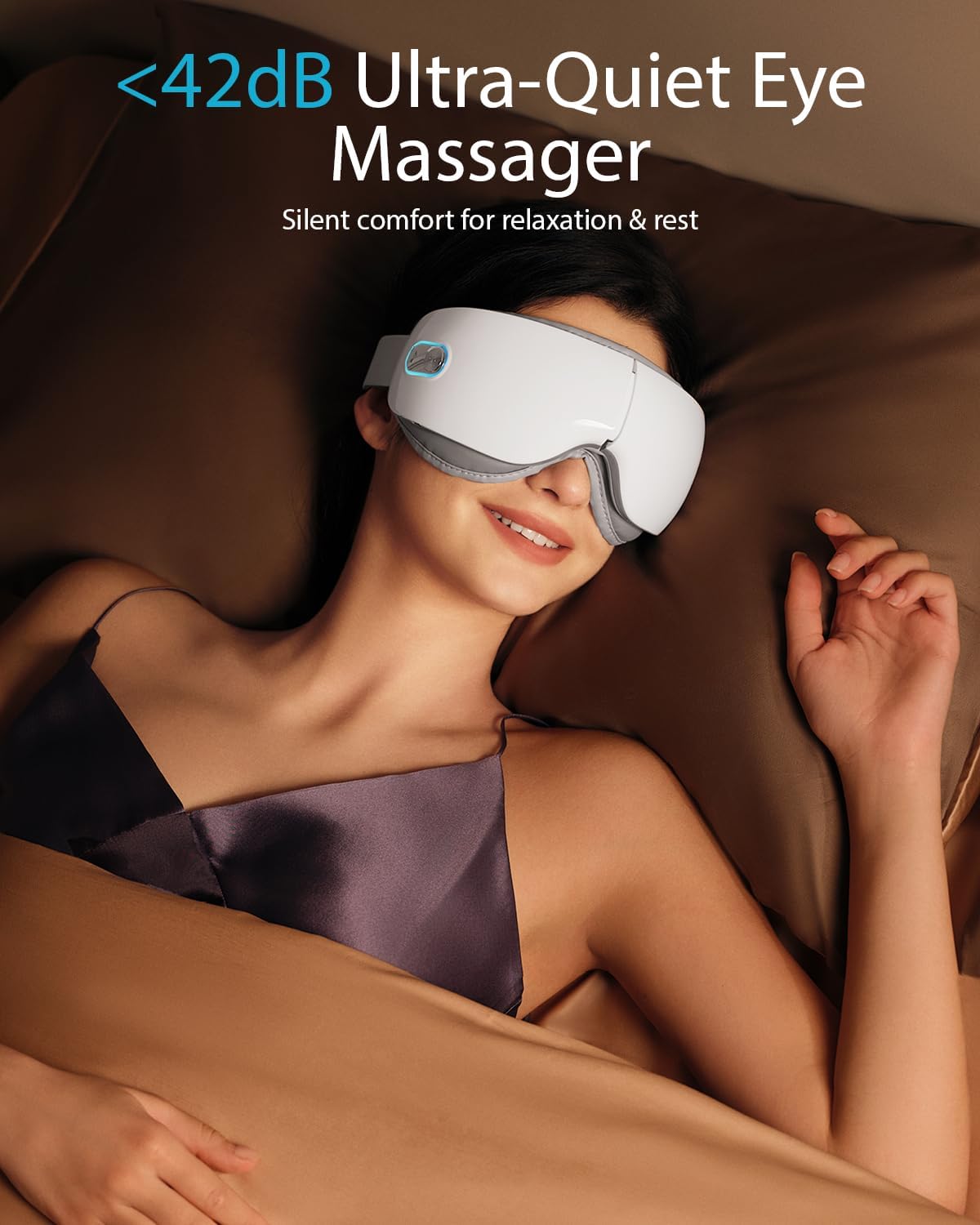 SKG Eye Massager Skin Friendly-Hot Compress-Music ES500 Black