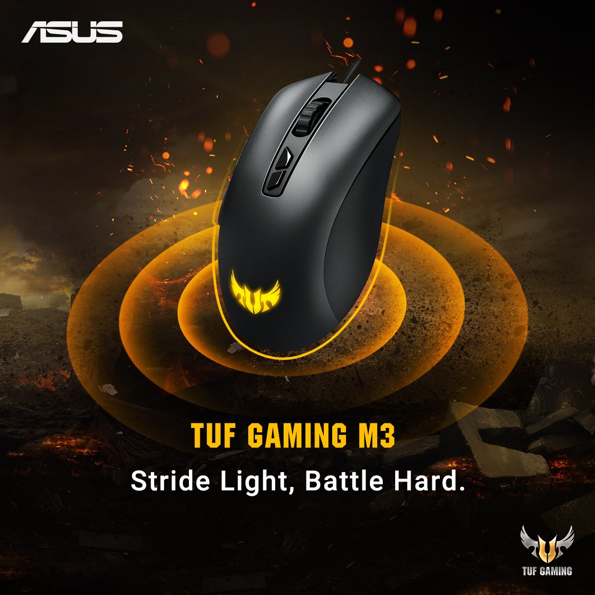 ASUS Gaming Mouse Wired RGB TUF GAMING M3
