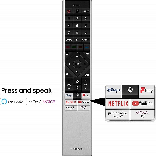 Hisense 75U8KQ 75'' 4K Smart QLED MINI LED 120hz TV