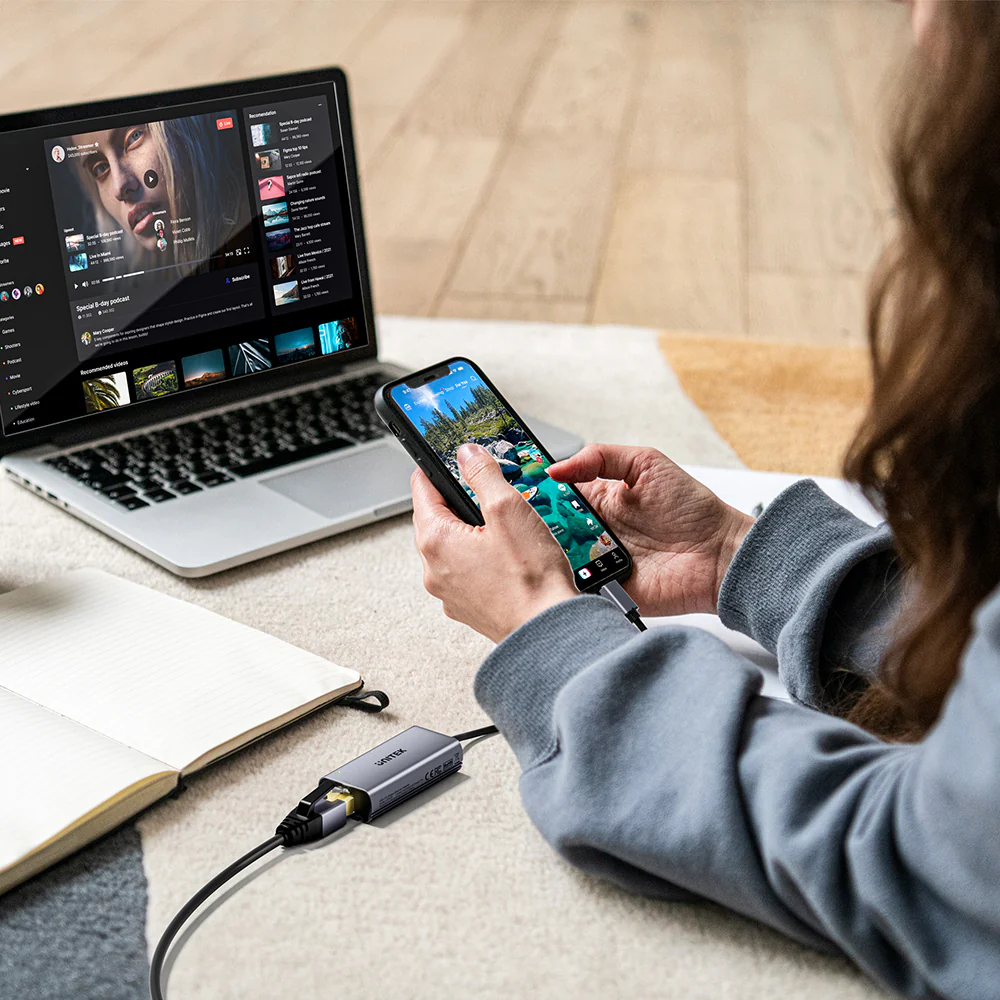 Unitek Converter USB-C to LAN 5GbE Ethernet U1343A