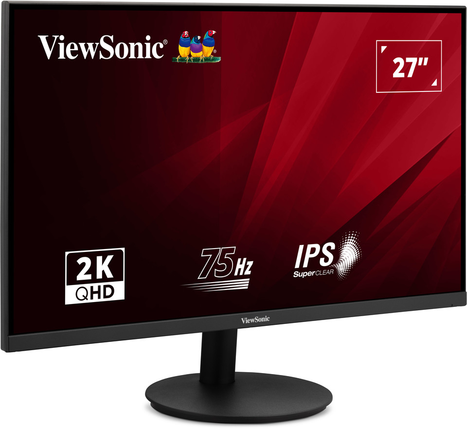 Viewsonic Monitor VA 27'' 2K IPS 100Hz HDR 10 Dual HDMI & DisplayPort VA2708-2K-HD-2