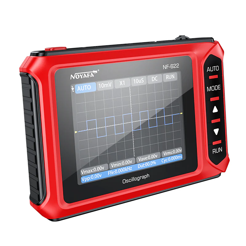 Noyafa Mini Handheld Digital Osciloscope For Voltage, Frequency, Rise Time & Pulse Width NF-622