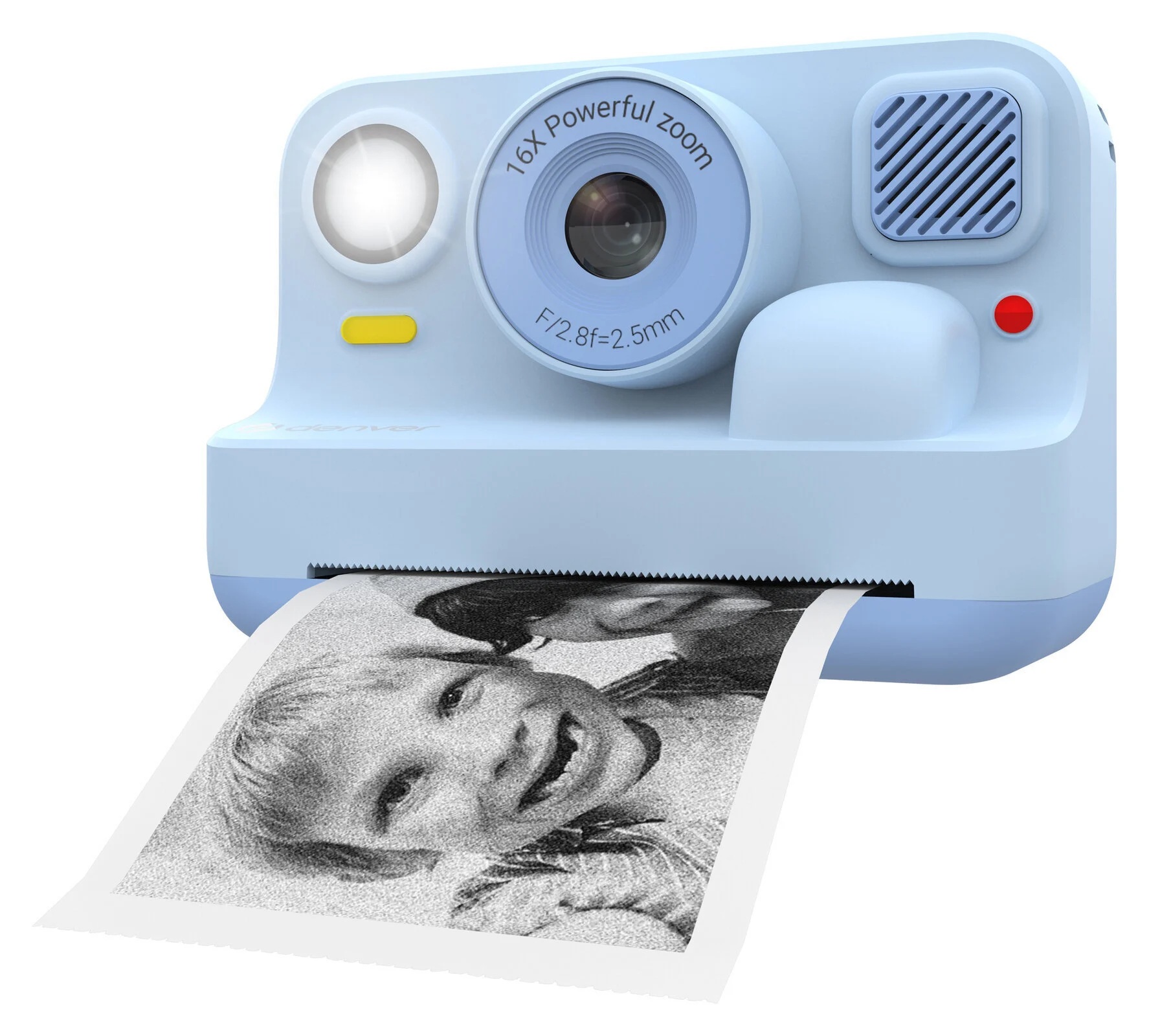 Denver KIDS Photo Digital Instant Camera 48MP Thermal Print & BT Print KPC-1374BTBU Blue