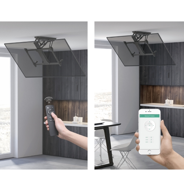 GBC HeyMoto TV3280 Universal Motorized Ceiling Mount with APP