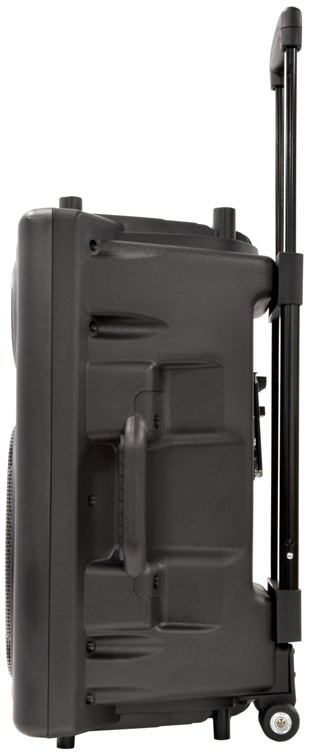 QTX QR12PA 12'' Professional Portable Karaoke & PA Speaker with 2x Wireless Microphones, Bluetooth USB & FM 178.847UK