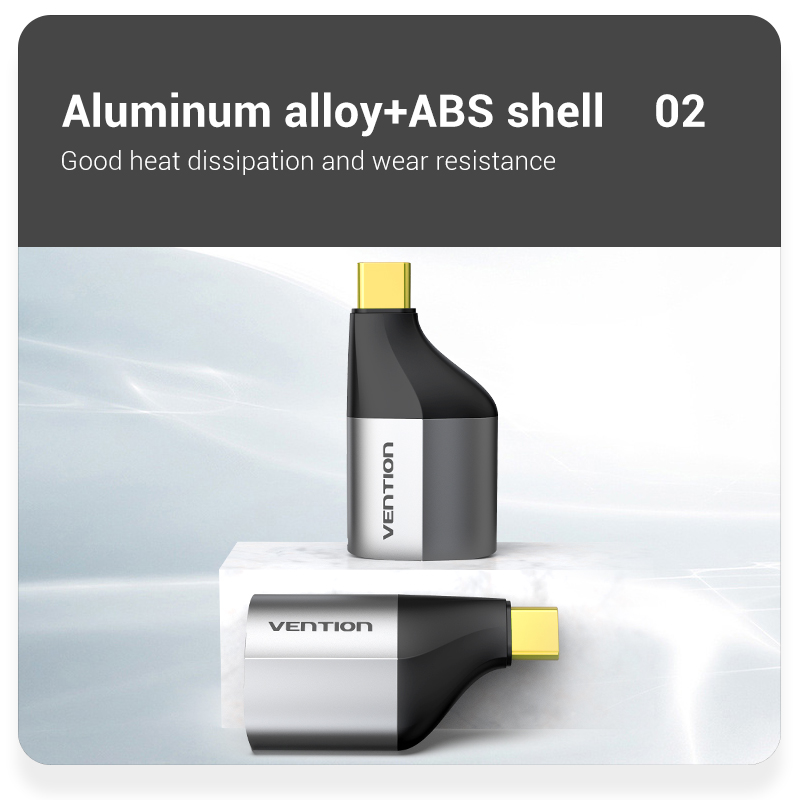 Vention Converter USB-C to DP Adapter 4K60Hz Metal TCCH0