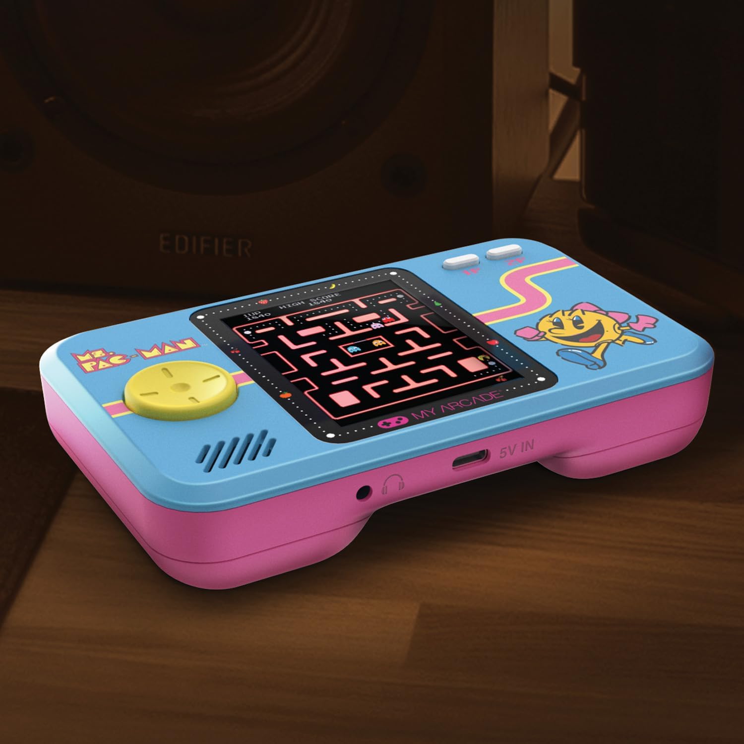 My Arcade Handheld (2.75") Pocket Player Pro Ms PAC-MAN (Pink & Blue)