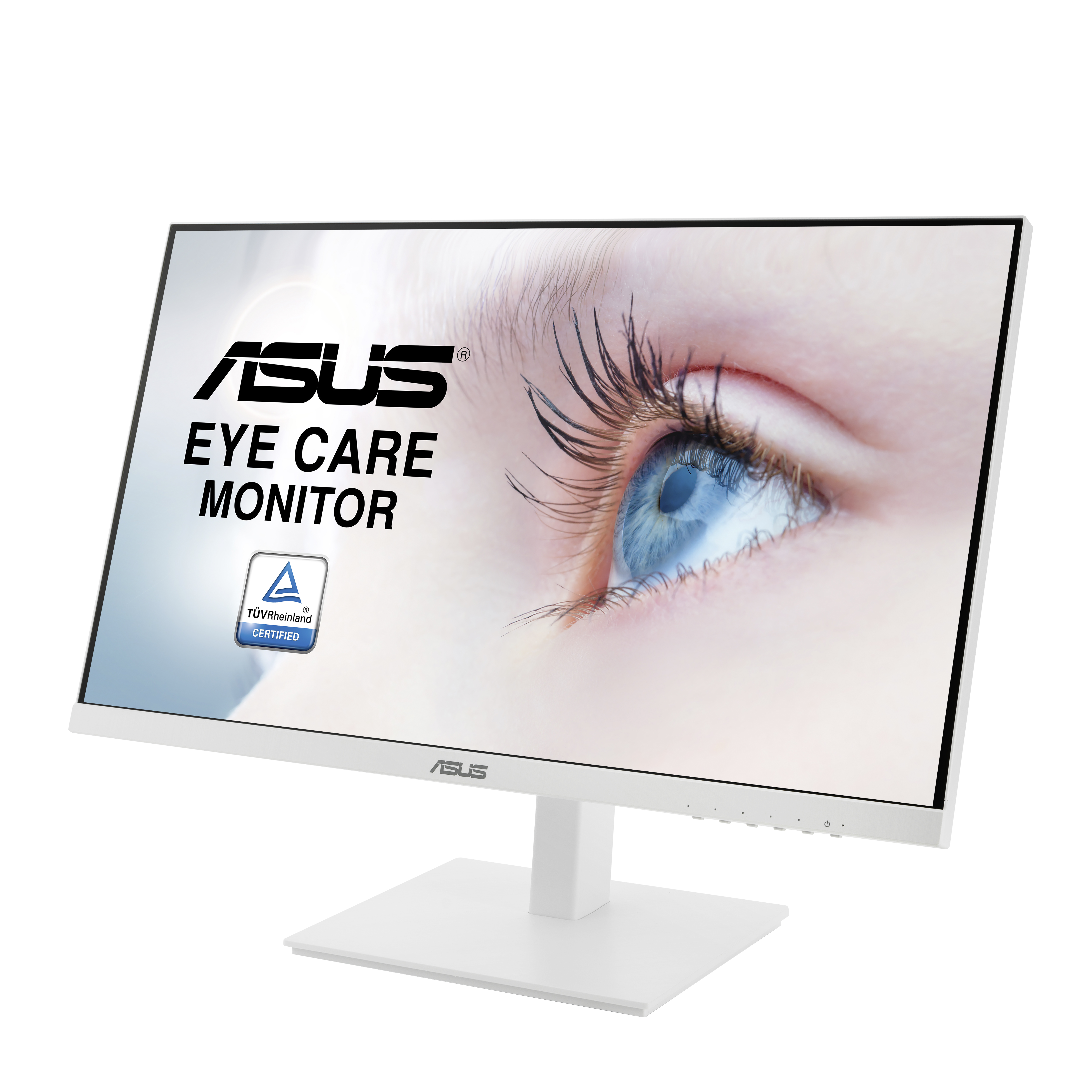 ASUS Monitor EyeCare 27'' FHD 75Hz Ergonomic USB Hub Speakers Frameless White VA27DQSB-W