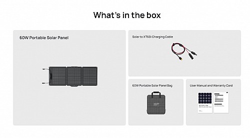 EcoFlow SPP Solar Panel Portable 60W