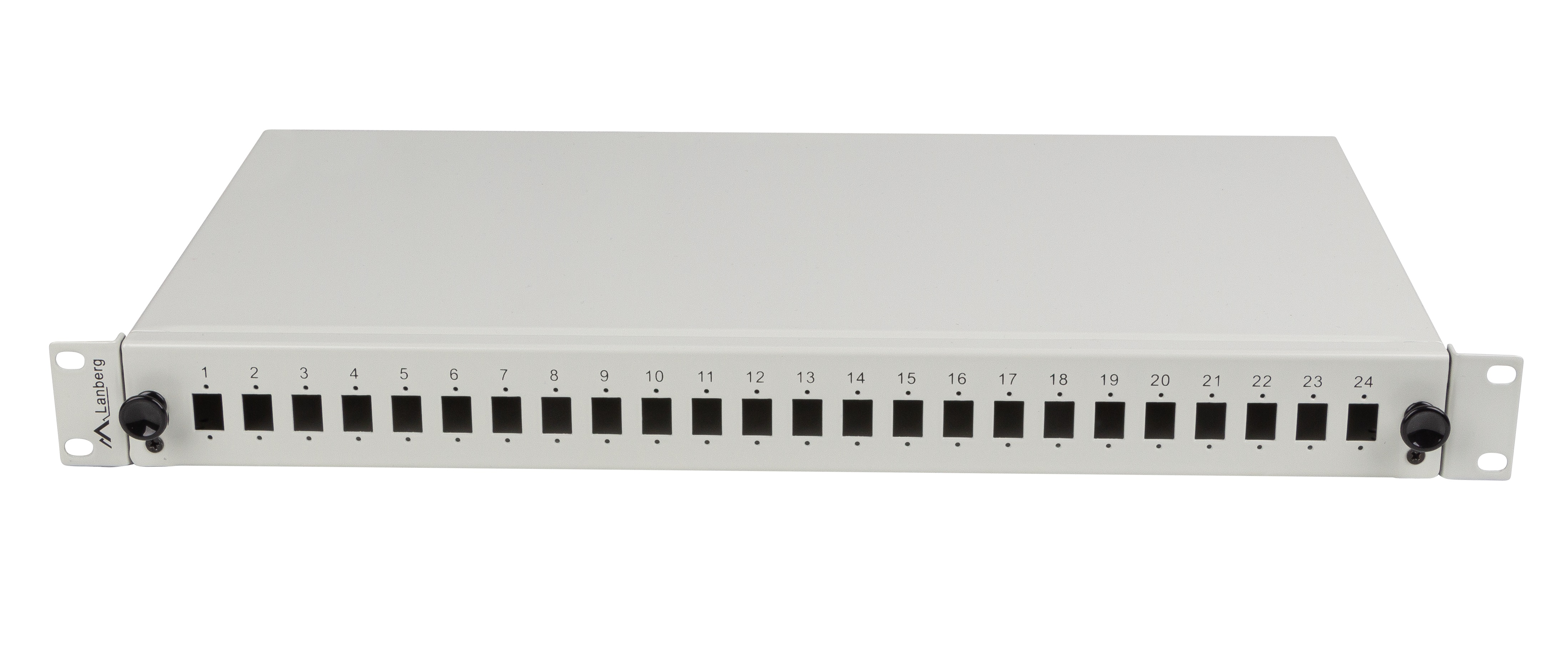 Lanberg Fiber Optic ODF for 24xSC Simplex or 24xLC Duplex Adapters R/M Metal Grey
