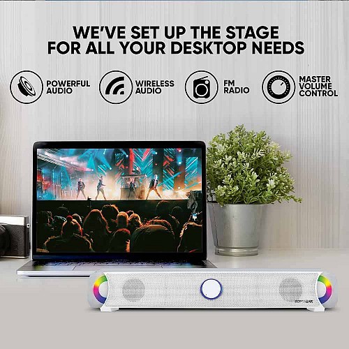 SonicGear SONICBAR BT300 Pro Portable BT/FM RGB Soundbar