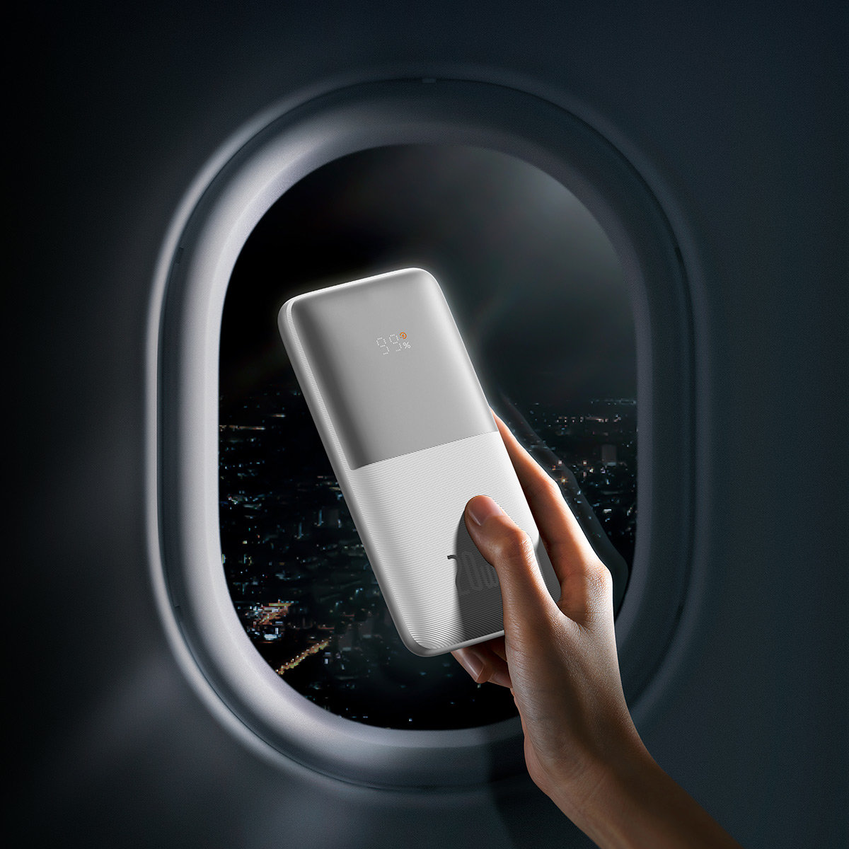 Baseus Powerbank 20W 10000mAh Display Bipow Pro White