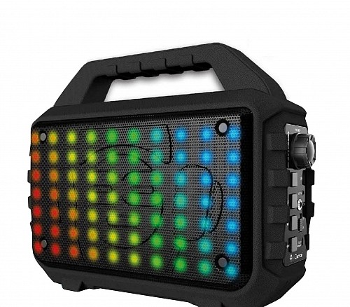 iDance Blaster 400 Portable Speaker with LED Effects incl 1 Microphone