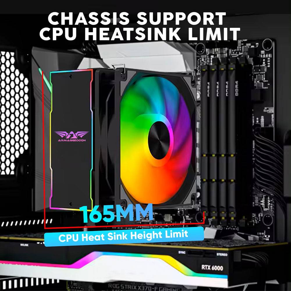 Armaggeddon Gaming Case ATX 4xARGB TRITRON PRO 100 White