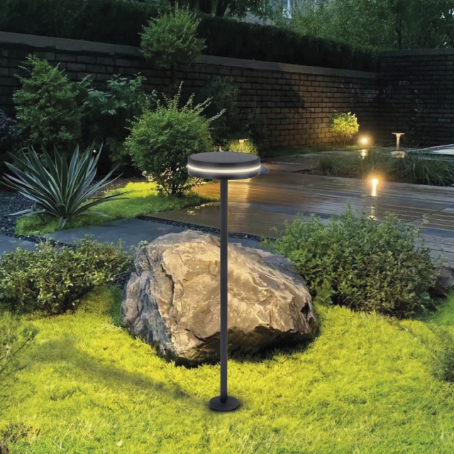 KELU ARTU Solar & USB Rechargeable Lamp IP54 140lm 3000mAh Black