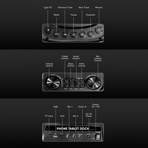 SonicGear AudioXPro800HD Portable Bluetooth Speakers