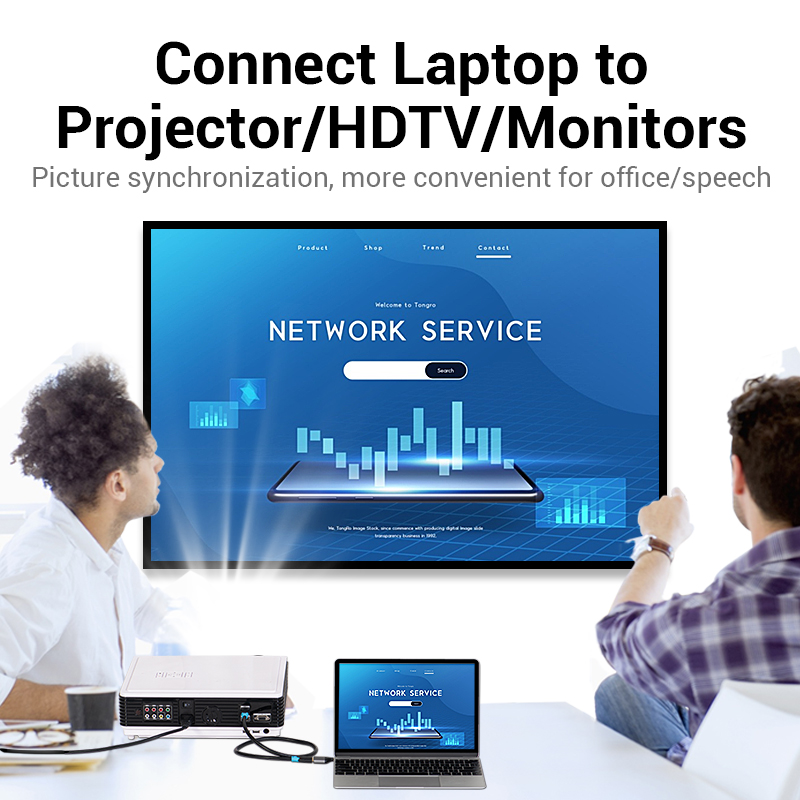 Vention Converter USB-C to DP Adapter 4K60Hz Metal TCCH0