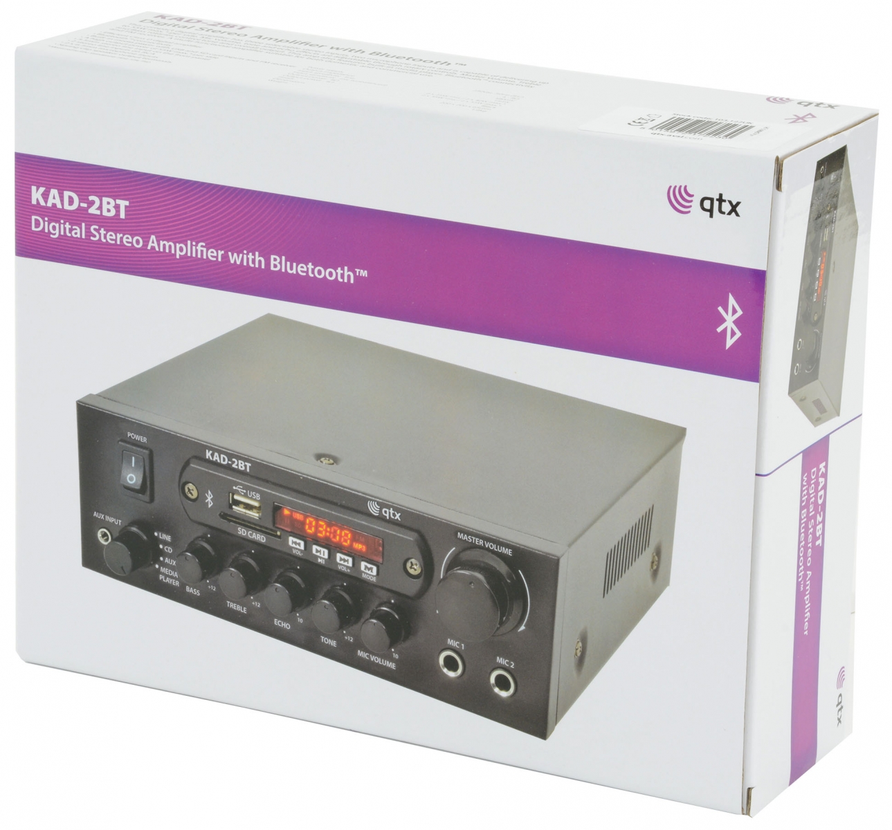 QTX KAD-2BT Amplifier USB/FM/BT 70W 103.122UK