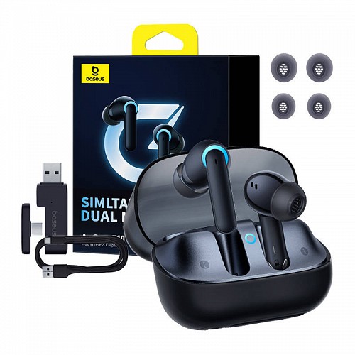 Baseus Headphones In Ear TWS AeQur G10 Cluster Black