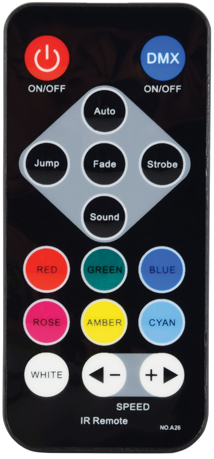 QTX PAR-180 High Power RGB PAR Light Remote 154.038UK