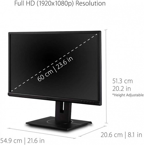 Viewsonic Monitor VG 24'' Full-HD Ergonomic VG2440