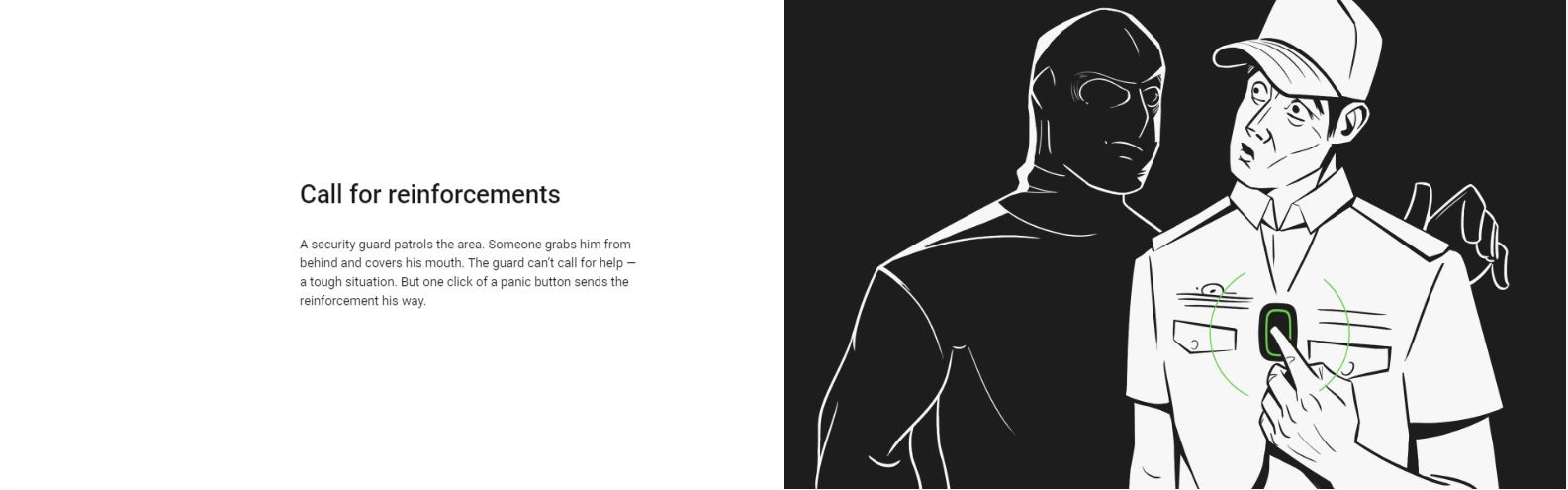 AJAX Wireless Panic Button-Remote Control