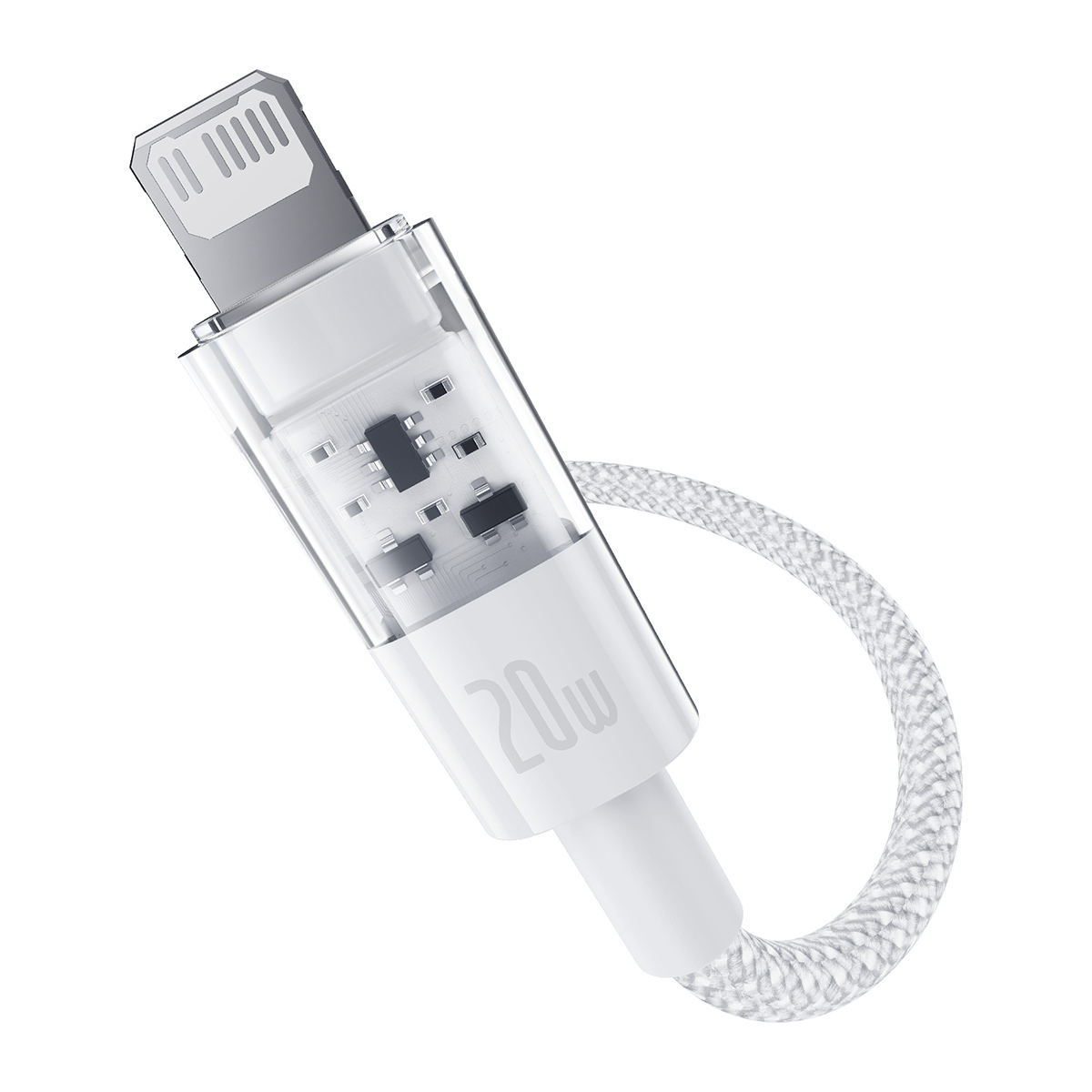 Baseus Cable Lightning to USB-C Gem Series 2.0m 20W White