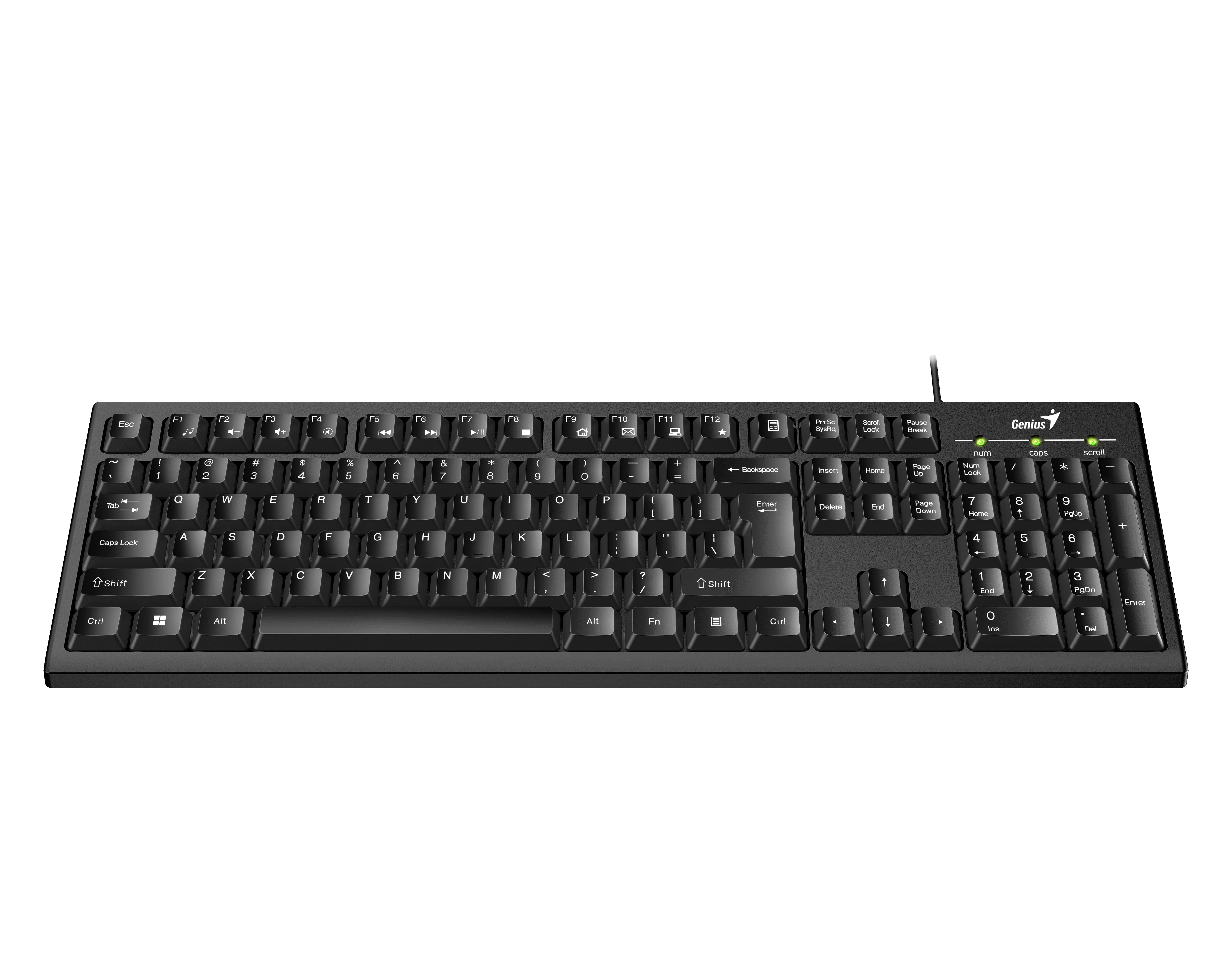 Genius KB-100 Wired Smart Keyboard (English)