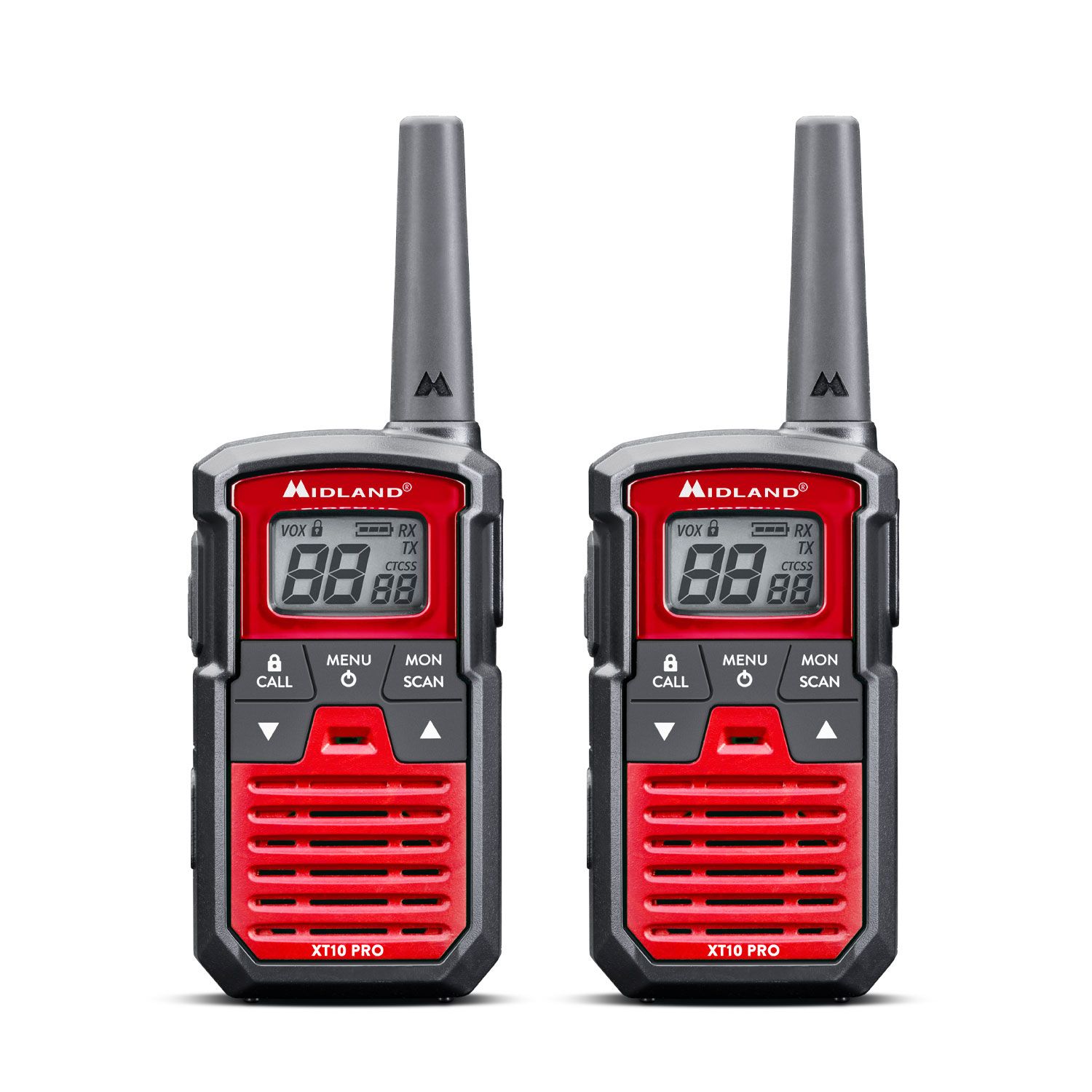 Midland XT10 Pro Two Way Radio Walkie Talkies (Pair)