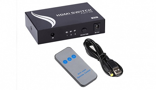 DigitMX DMX-HSW314 HDMI Switch 3x1 IR 1080P