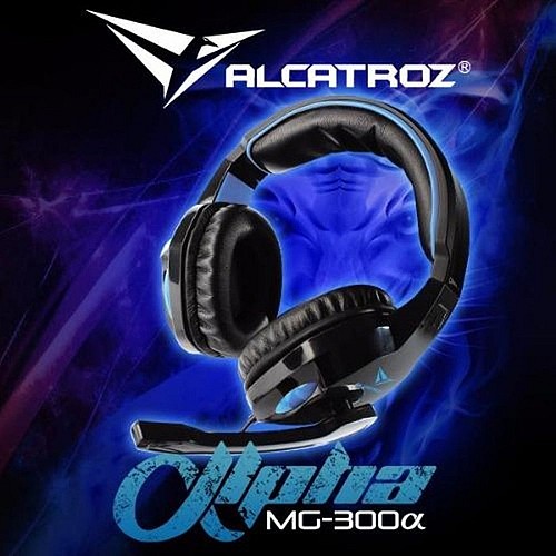Alcatroz Alpha MG-300 Gaming Headset Black-Blue