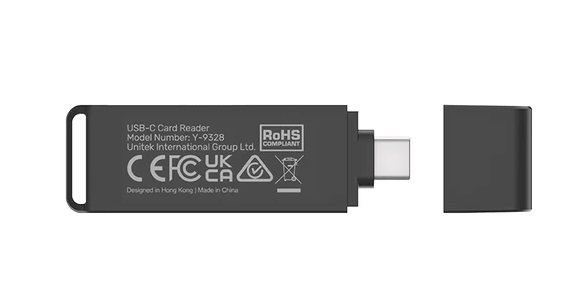 Unitek Y-9328 USB-C 3.0 to Micro SD/SD Card Reader