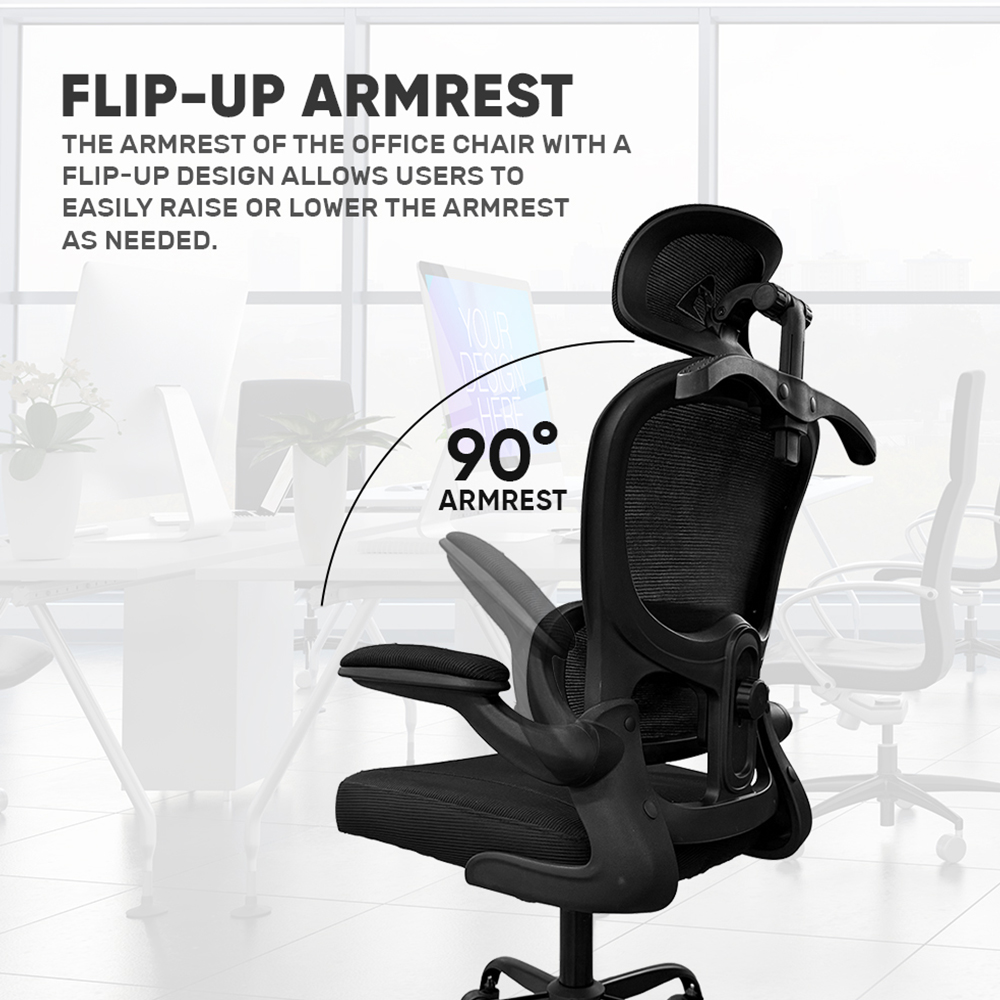 Armaggeddon Office Chair Mesh VERTEBRAE V3 Black