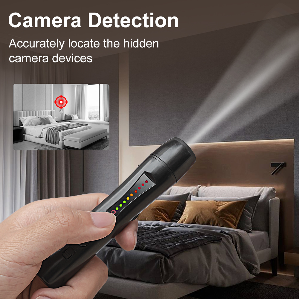 Noyafa Anti-Spy 3-In-1 Infrared Detector for Hidden Cameras, GPS Trackers, RF Bugs JMS-110