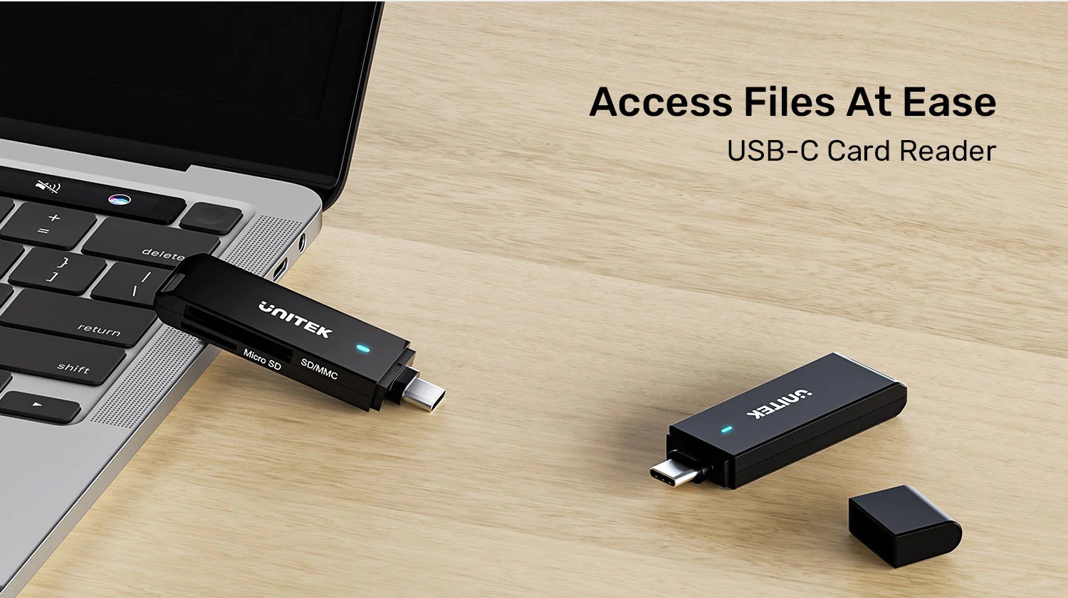 Unitek Y-9328 USB-C 3.0 to Micro SD/SD Card Reader