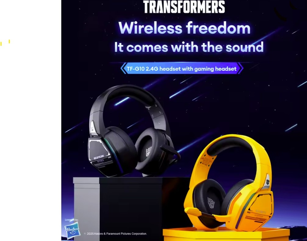 Transformers Wireless Gaming Headset TF-G10
