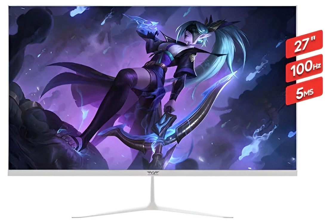 Armaggeddon Gaming Monitor 27'' Frameless 100Hz 2K XF27QHD White