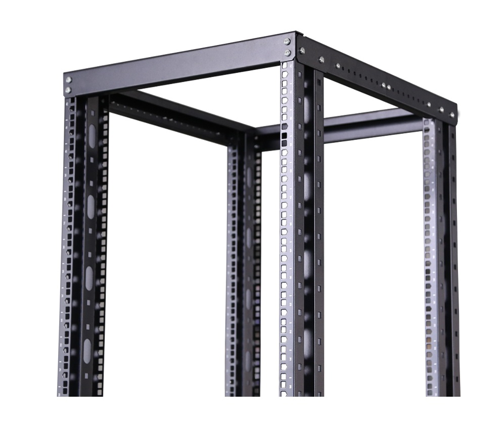 NETPRO 19" Open Rack Cabinet 42U Adj.Depth 600-1000mm NP-OR-42U60100
