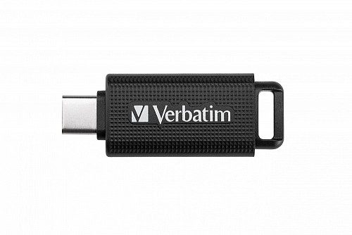 Verbatim USB Drive 3.2 Retractable USB-C 64GB Black
