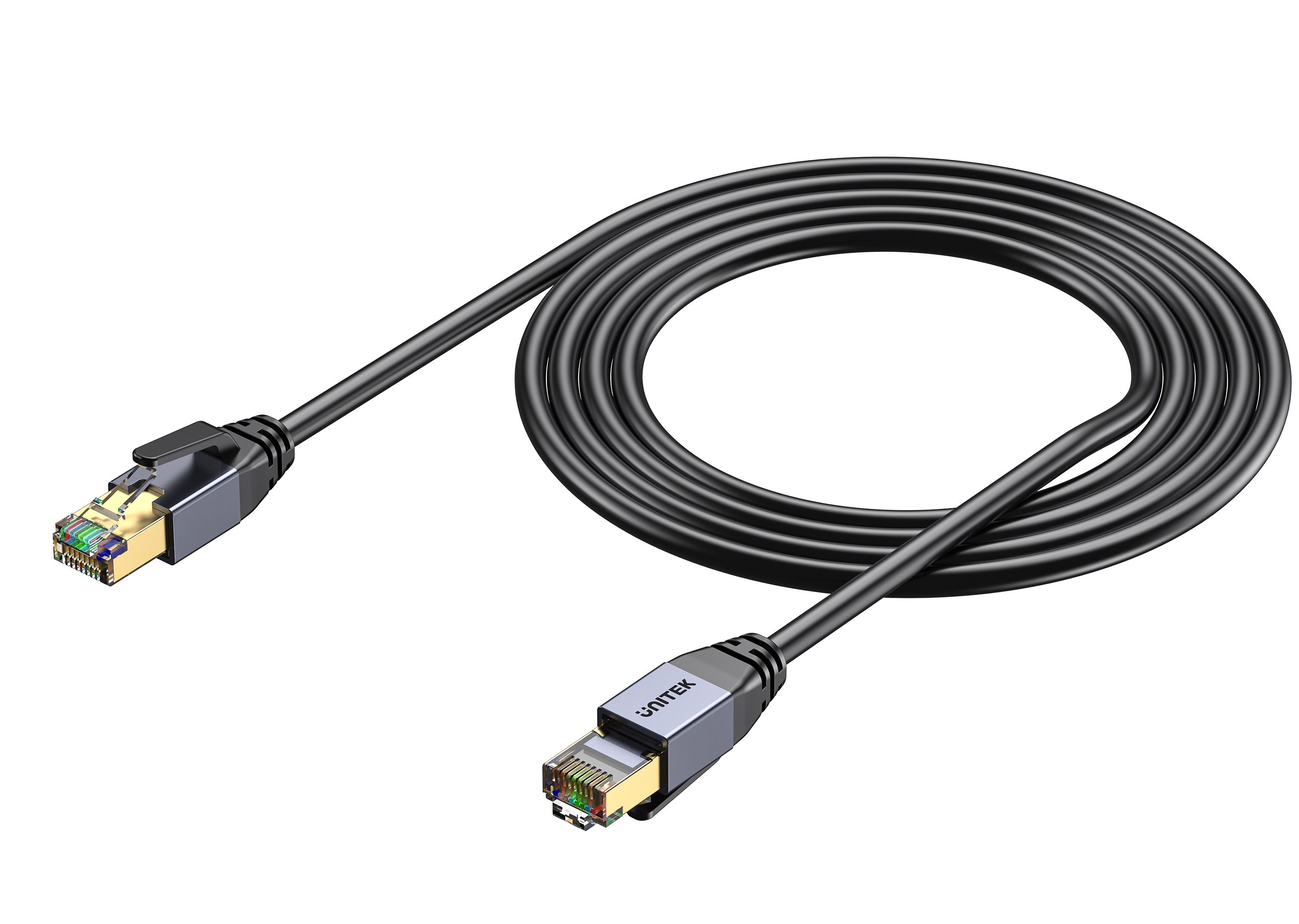 Unitek Network Patch Cable CAT8 Black 1.5m C18149A-1.5M