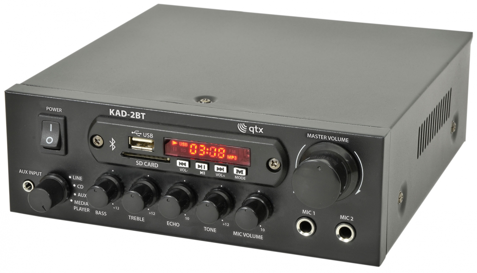 QTX KAD-2BT Amplifier USB/FM/BT 70W 103.122UK
